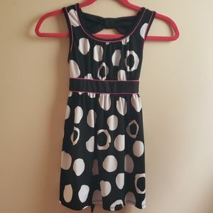 Beautiful Empire Waisted Black/White Dress- sz 8